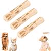 VIDSTW 3 Pezzi Legno di Caffe per Cani 14 CM lunghezza 1,8-2 CM Diametro Masticativi Naturali per Cani Giocattolo Masticare Giochi Cane Materiale Naturale Senza Sbavature per animali Piccola Media