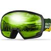 OutdoorMaster Maschera da sci per bambini, maschera da snowboard - Maschera da sci Junior