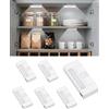 Amagle 6 Pezzi Confezioni di Luci LED per Armadio Cassetti Senza Filo Porte con Accensione Spegnimento Automatici, Luce Led per Armadio Cucina, Guardaroba, Dispensa, Scaffale, Credenza