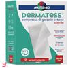 PIETRASANTA PHARMA SPA GARZA COMPRESSA MASTER-AID DERMATESS COTONE 18X40CM 12 PEZZI