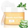 LA.PERSONAL Dischetti Detergenti, Pads Esfoliante Viso Riduci Acne & Brufoli, Toner Pad Skincare con Acido Glicolico, Pulizia profonda Pori & Dell'eccesso sebo, Pelle lenitiva e luminosa, 60pcs