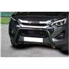 ARRIGONI Bull Bar protezione anteriore inox BLACK 70mm Isuzu D-Max RG14 dal 2025