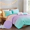 Intelligent Design MI ZONE - Set copripiumino per letto matrimoniale, con stampa metallizzata glitterata MZ12-0598