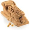 Silikomart | 20.483.87.0065 Kit north pole 940 con stampo in silicone e cassa in plastica per realizzare tronchetti a tema natalizio - 210x87 h 80 mm