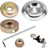 GZXUEHU 5 Pezzi Kit Adattatore Tosaerba, Adattatore per Testina Decespugliatore, Dado Fissaggio Kit per Lama Decespugliatore Prestazioni Stabili, Robusto e Facile da Installare.