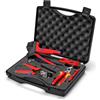 KNIPEX Valigetta per il fotovoltaico per connettori per cavi solari MC4 7 pezzi, 97 91 04 V01
