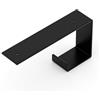 Alberts 806217 Diverse Misure-a Scelta in Vari Colori di Tendenza-Mensola in Coppia o singolarmente-100 x 200 x 45 mm, Nero