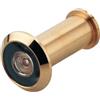 cyclingcolors Spioncino per porta, Ø 14 mm, fino a spessore porta 55 mm, senza anta a ribalta, ottone cromato