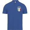 lepni.me Polo da Uomo in Cotone | Maglietta Personalizzata con Il Tuo Nome e Numero | Maglia Italia Calcio 2026 (S Royal-Blue Senza Stampa)