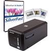 Plustek OpticFilm 8300i Ai - Scanner digitale per film e diapositive, conversione negativa da 35 mm, con SilverFast Ai Studio 9 e target di calibrazione avanzata IT8 (3 dia)