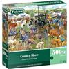 Falcon County Show, puzzle XL da 500 pezzi per adulti, splendidamente illustrato, puzzle per adulti, attività divertenti per la casa, puzzle per giorni di pioggia, grande compleanno