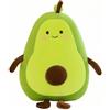 FSRONGXI Avocado Plushie, Avocado Plush Pillow Toy Regali, Simpatico cuscino imbottito con frutta morbida con portachiavi per la decorazione domestica 30 cm