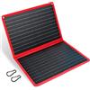 DOKIO 20W Pannello Solare Portatile con USB-A USB-C Caricatore Solare Pieghevole per telefono, campeggio, escursioni, zaino in spalla