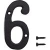 INCREWAY - Numeri in ghisa, 7,5 cm, in stile retrò, numeri civico per bar, ristoranti (6) Title