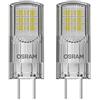 OSRAM Lampadina LED PIN 30 GY6.35, 2,6 W = 28 W, 300 lm, 12 V, bianco caldo, 80 Ra, 2 pezzi