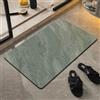 Runup Tappetino da bagno in pietra, antiscivolo, 45 x 70 cm, motivo marmo, morbido, assorbimento d'acqua e asciugatura rapida, magico zerbino per il bagno (verde, 45 x 70 cm)