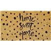 BANZAII TEXTILE INNOVATOR ONLINE Banzaii Zerbino in Cocco da Esterno o Interno con Retro Antiscivolo 40x70 cm - Home Sweet Home Pois