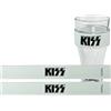 HAL LEONARD Kiss Slap Bands: 2-Pack with White Bands and Black Font