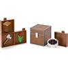 The Noble Collection NOBLE Minecraft Set Foresta Bottino Cassa 10Cm