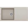 Elleci Easy 480 LGY48039 Lavello 1 vasca con gocciolatoio Reversibile Sopratop 100 x 50 cm finitura Granitek Bianco Soft 39