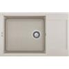 Elleci Easy 310 LGY31039 Lavello 1 vasca con gocciolatoio Reversibile Sopratop 78 x 50 cm finitura Granitek Bianco Soft 39