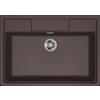 Elleci Spazio 900 LKS90087 Lavello da Incasso in appoggio 1 vasca Monovasca 900 x 635 mm finitura Keratek Cocoa 87