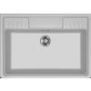 Elleci Spazio 900 LKS90088 Lavello da Incasso in appoggio 1 vasca Monovasca 900 x 635 mm finitura Keratek Cloud 88