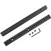 ProWildGear Picatinny - Adattatore base in alluminio 21 mm lungo 25 slot per cannocchiale da caccia