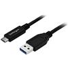 StarTech.com Cavo USB-A a USB-C, M/M, Cavo USB Tipo-C USB 3.0 (5Gbps) da 1 m (USB315AC1M)