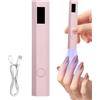 Generico Miini Lampada UV LED Unghie - Lampada Unghie Portatile | Lampada UV Unghie Compatta | Penna per Asciuga Unghie Salone di Casa per Asciugatura Rapida e Professionale