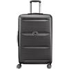 DELSEY PARIS - COMETE PLUS - Valigia rigida da cabina 55 cm x 40 cm x 20 cm - 35 L - S Slim - Nero