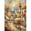 NEWENMO Villaggio Paesaggio Diamond Painting Adulti Pittura Diamante Kits