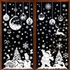 Nepfaivy Vetrofanie di Natalizie per Finestre 260PCS - Adesivi Natalizi per Vetri, Stickers di Vetro Natalizi Rimovibili e Riutilizzabili per Decorazioni Natalizie per la Casa