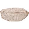 Laimoere - Marsupio alla moda in paglia per donna, marsupio da spiaggia, borsa a tracolla per sport, allenamento, viaggi, casual