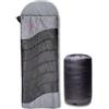 Lestra Sport - Pavin - Sacco a pelo Coperta Trekking e Escursione - T° Limite Comfort 04 °C - Confortevole & Robusto - Adulto - 180 + 30 x75 cm - 1,2 kg