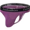 BIATWOWR Perizoma G Strings Mens Sexy Rigonfiamento Palla Sacchetto Slip Biancheria Intima Larga Fascia Maschio Bassa Vita Bikini Biancheria Intima, 1 x viola., L