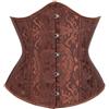 SHEKINI Elegante Corsetto Sottoseno Donna Underbust Waist Trainer in Raso Bustino Body Shaper Stringivita Modellante Dimagrante con G-String