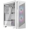 MSI Case MSI MPG VELOX 300R AIRFLOW PZ WHITE - Mid Tower ATX, finestra laterale trasparente, 2 ventole Dual Layer Blades ARGB da 160 mm, staffa EZ regolabile sul pannello frontale, Bianco