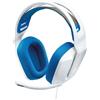 Logitech G Cuffie Gaming Logitech G G335 - Cablate, Microfono Flip to Mute, Jack Audio da 3,5 mm, Padiglioni in Memory Foam, Leggera, Compatibile con PC, PlayStation, Xbox, Nintendo Switch - Bianco