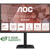 AOC 27E4CV Monitor PC 68,6 cm [27] 1920 x 1080 Pixel Full HD LED Nero (AOC - 27-INCH FULL MO 1920X1080 120 HZ HDMI 1.4 DISPLA) [27E4CV]