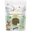 Bunny Coniglio Traum Basic | 600 g | Alimento completo per conigli nani dai 6 mesi di età | Con 42 diverse piante di prati non trattati | mix di 3 fibre