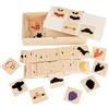 Dr. MUYA® Giochi Montessori 2 3 4 5 Anni, Gioco di Abbinamento delle Forme, Giochi in Legno, Educativi, Motricità Fine, Coordinazione Occhio-Mano, Regalo Bambino Bambina 2-5 Anni