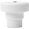 Ferm Living - Lampada senza fili ricaricabile Ripple - Bianco - Vetro soffiato a bocca