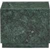 La Forma Tavolino da appoggio Sorein in marmo verde 50 x 50 cm
