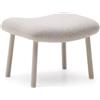 La Forma Poggiapiedi Inari verniciato beige e acciaio beige 60 x 50 cm FSC Mix Credit