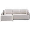 La Forma Divano letto Laira 3 posti in ciniglia con chaise longue sinistra écru 246 cm FSC Mix Credit