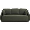 La Forma Divano letto Laira 3 posti in ciniglia verde scuro 218 cm FSC Mix Credit