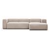 La Forma Divano Blok 3 posti chaise longue destra beige 300 cm