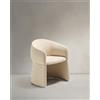 La Forma Sedia Bosca in ciniglia beige