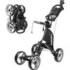 CaddyTek Carrello da Golf a 4 Ruote - Compatto, Leggero, Pieghevole Push Pull Caddy Cart - Explorer V8, Grigio Scuro, Taglia Unica, Modello: Explorer Vsersion 8 - Grigio Scuro